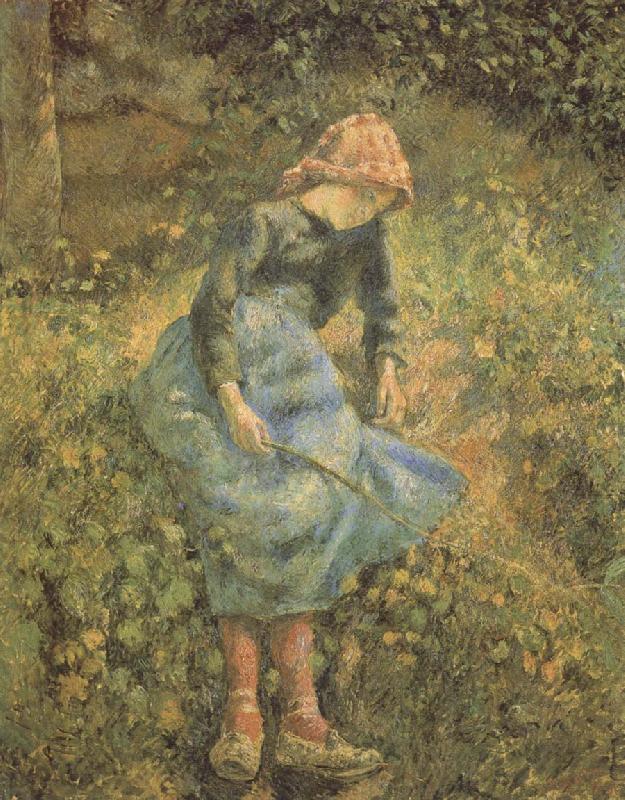 Camille Pissarro The Shepherdess